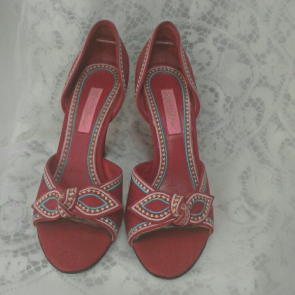 BETSEY JOHNSON Shoes - VINTAGE BETSEY JOHNSON CUT OUT/OPEN TOE PUMPS