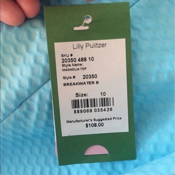 NWT Lilly Pulitzer Magnolia Breakwater Top - Picture 3 of 6