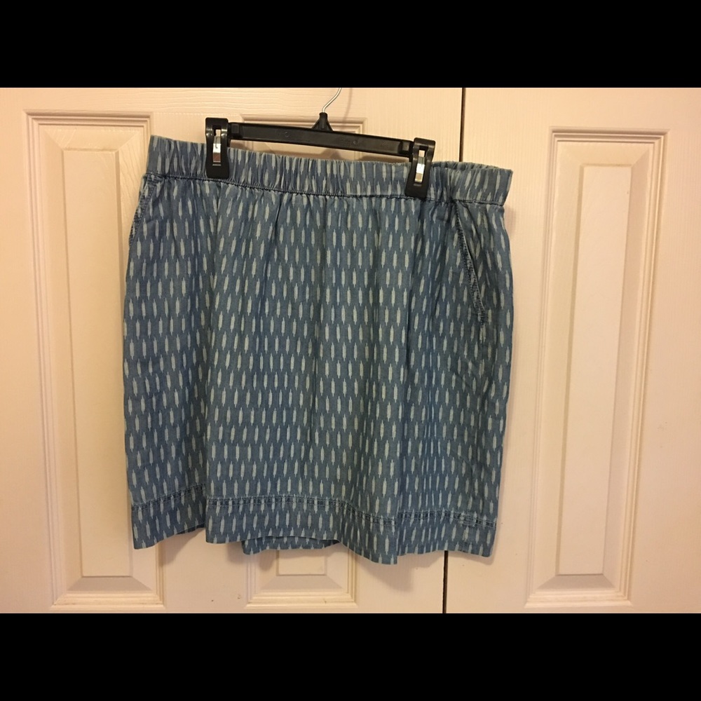 Sonoma jaded jean skirt
