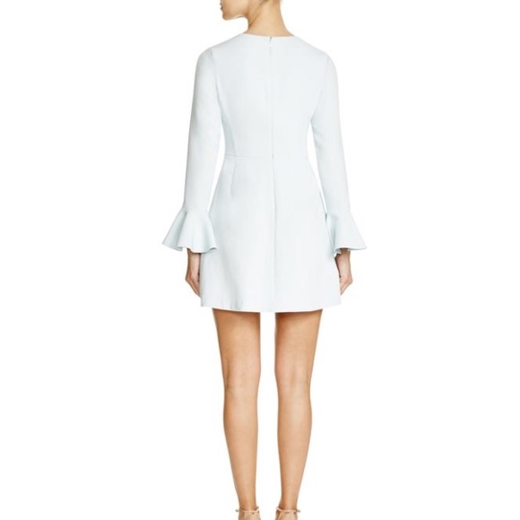 100% Bloomingdales Pale blue mod retro dress - Picture 3 of 5