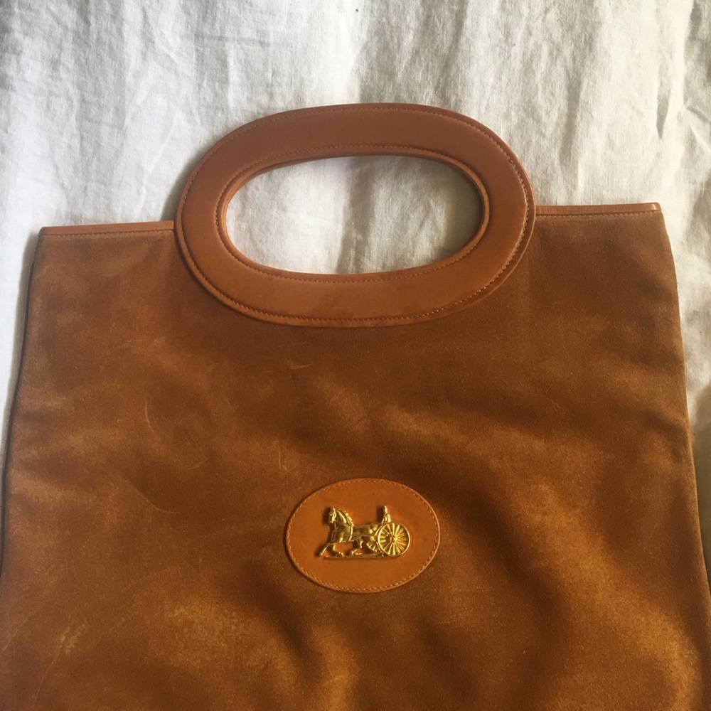 Celine Paris Suede Tote - Picture 2 of 4