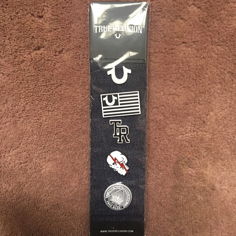 True Religion Button Pins Set