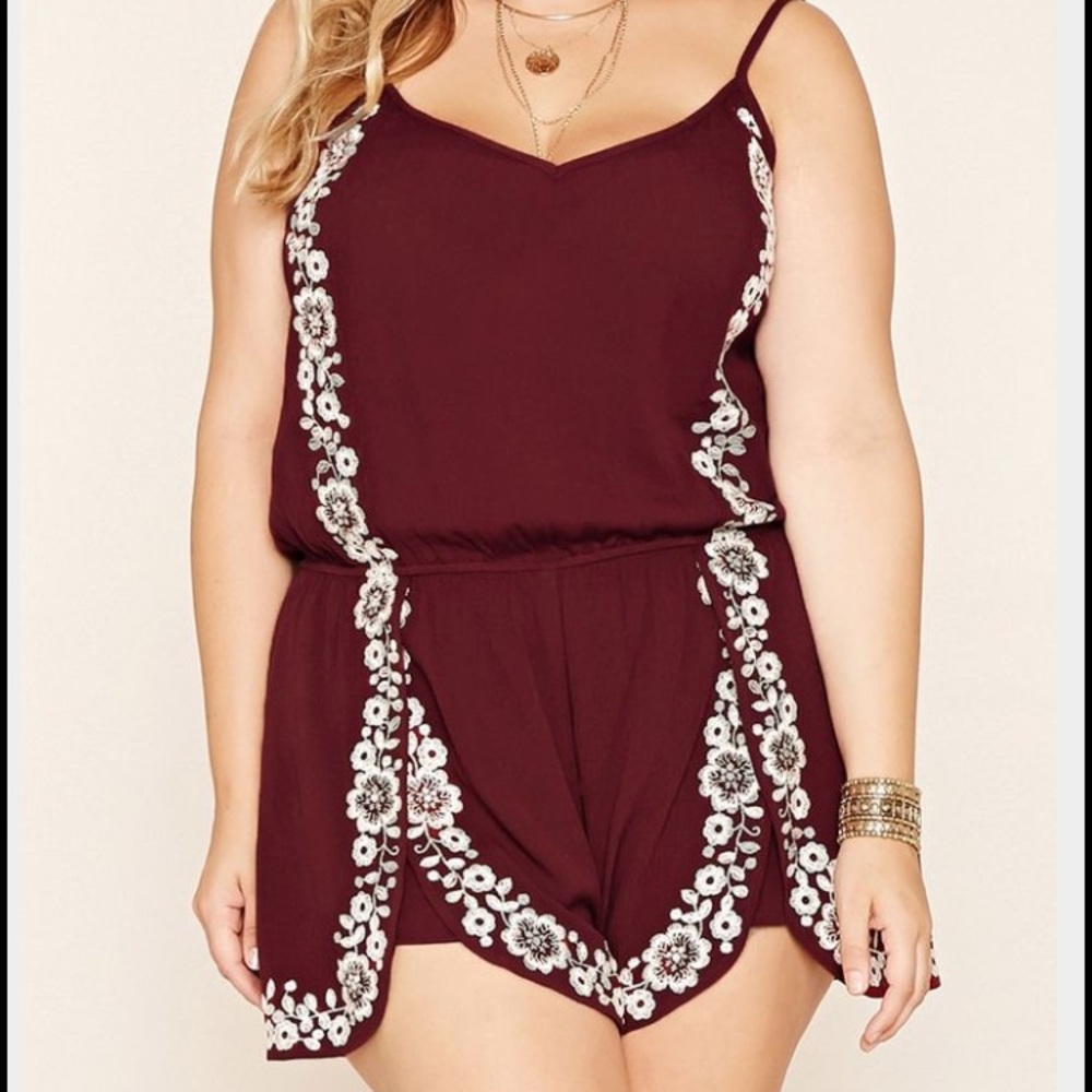 Bohemian / Boho Forever 21 Plus Romper
