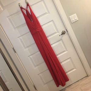 BCBG MAXAZRIA GOWN, red, size small