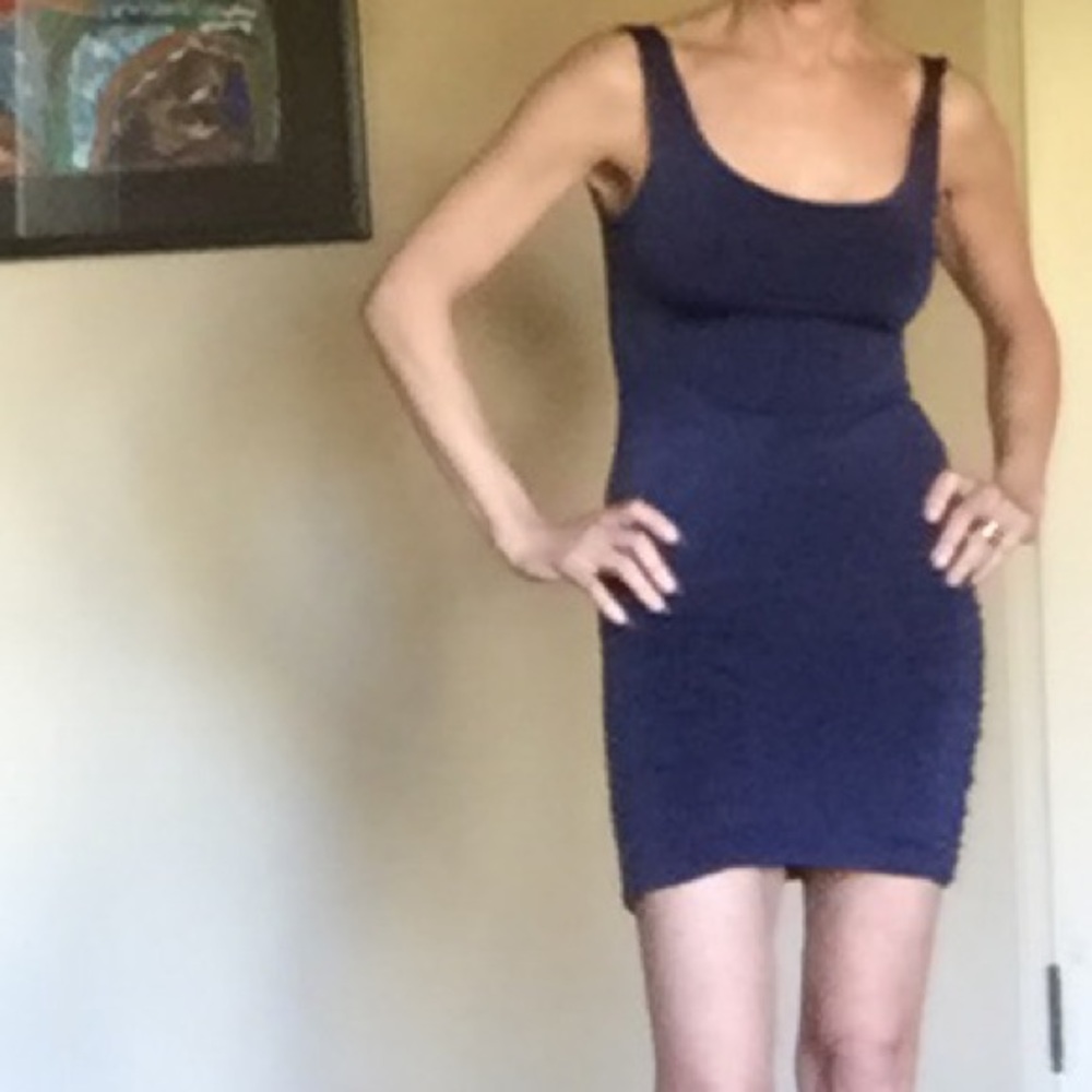 Sassy spandex polyester mini dress!