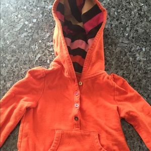 Baby gap orange tunic sweatshirt (2T)