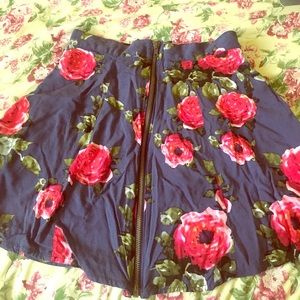 Urban outfitters high wasted zip up skirt