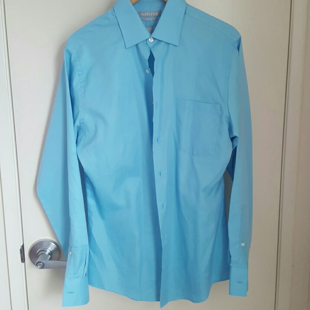 Van Heusen Pique Fitted dress shirt