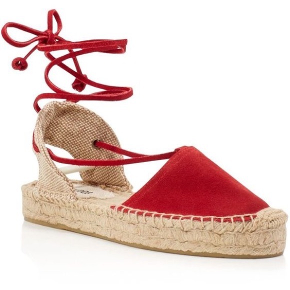 Soludos Lace-Up Platform Espadrilles