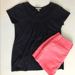 Navy Banana Republic shirt