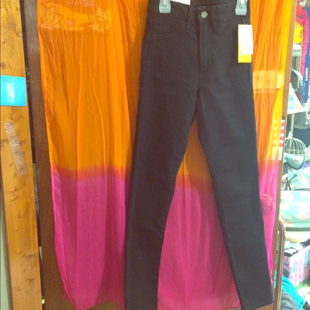 Black High wasted skinny jeans