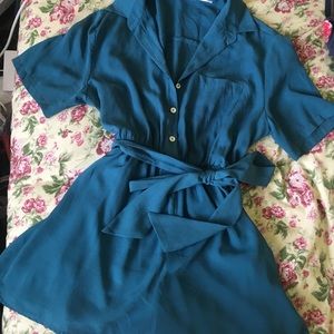Kimchi Blue Urban Outfitters silk romper