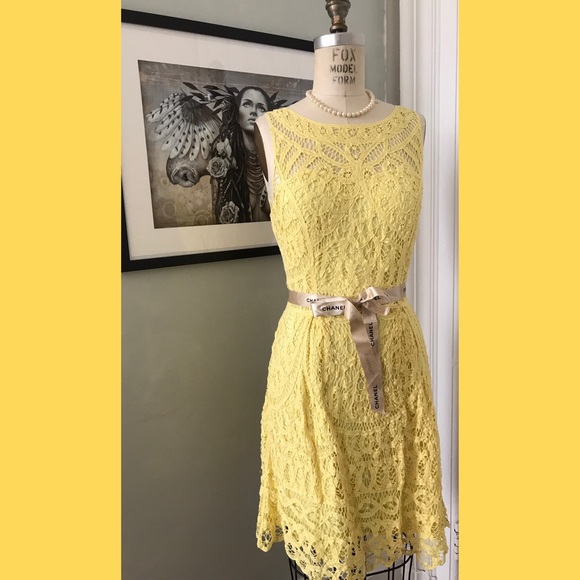 Lilly Pulitzer Yellow Crochet Dress - Picture 3 of 6