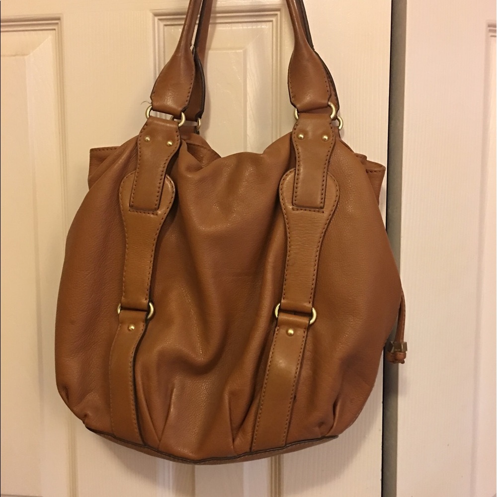 Authentic brown leather Michael Kors bag