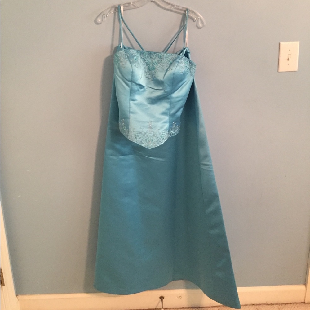 Baby Blue Prom Dress/Ball Gown