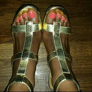 Gold heels still available