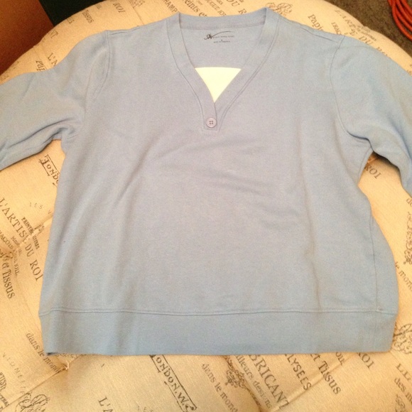 Studio Works Sport baby blue sweatshirt size S - Picture 1 of 2