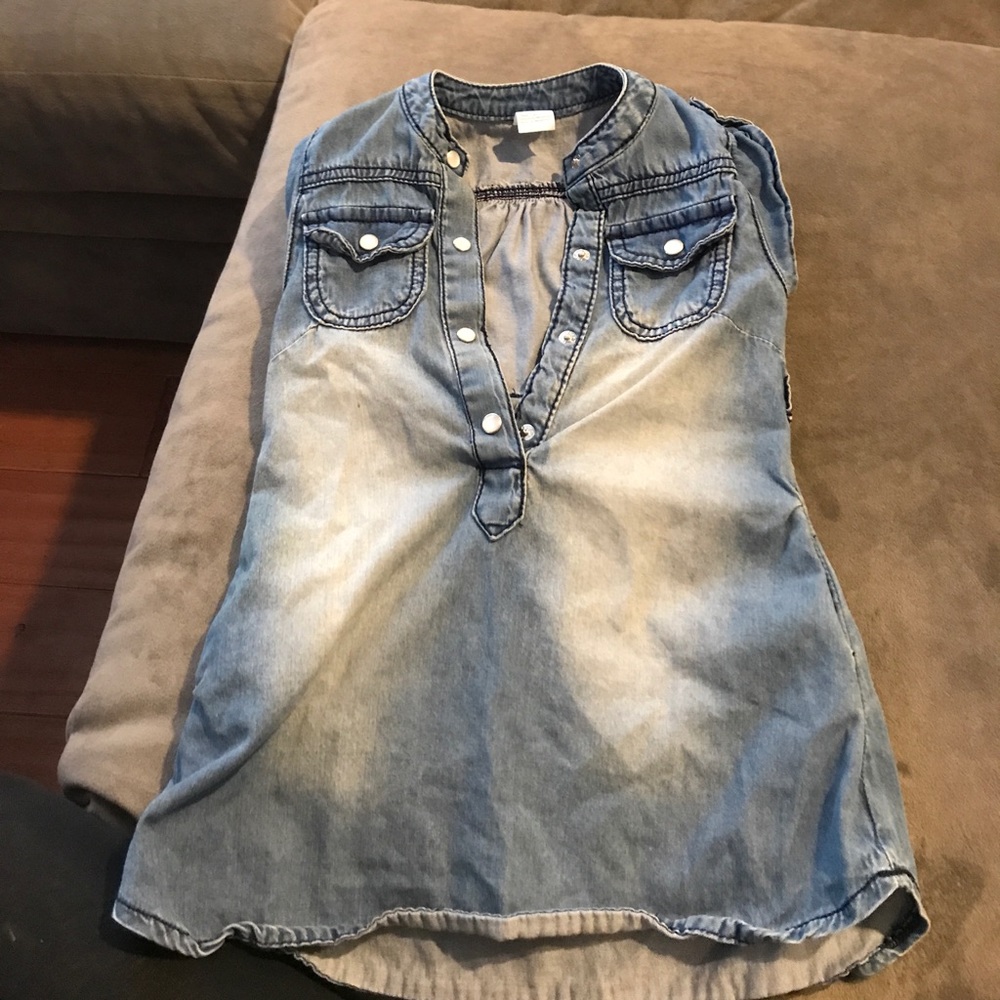 2T toddler jean dress Carters