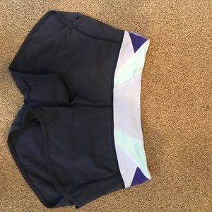 Deep Purple Lululemon 4-way stretch shorts