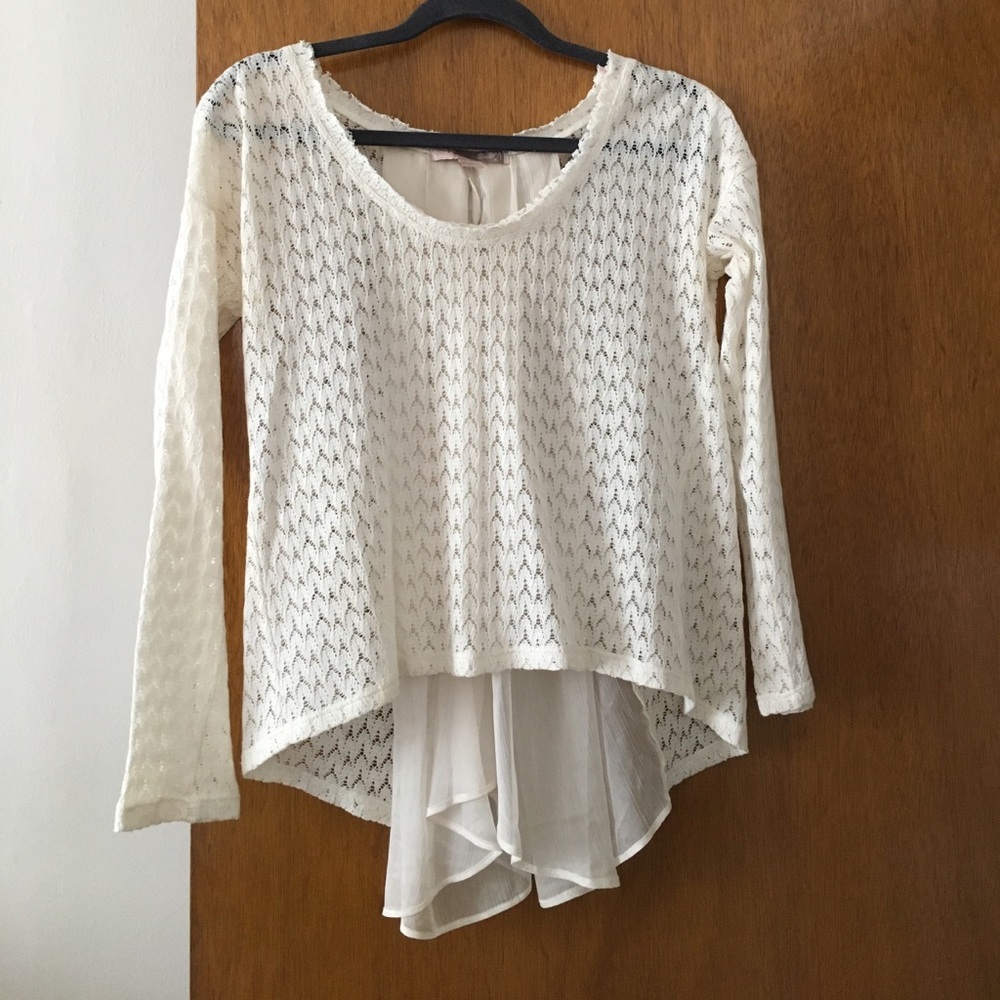 Cream Spring Top🌸🌷☀️