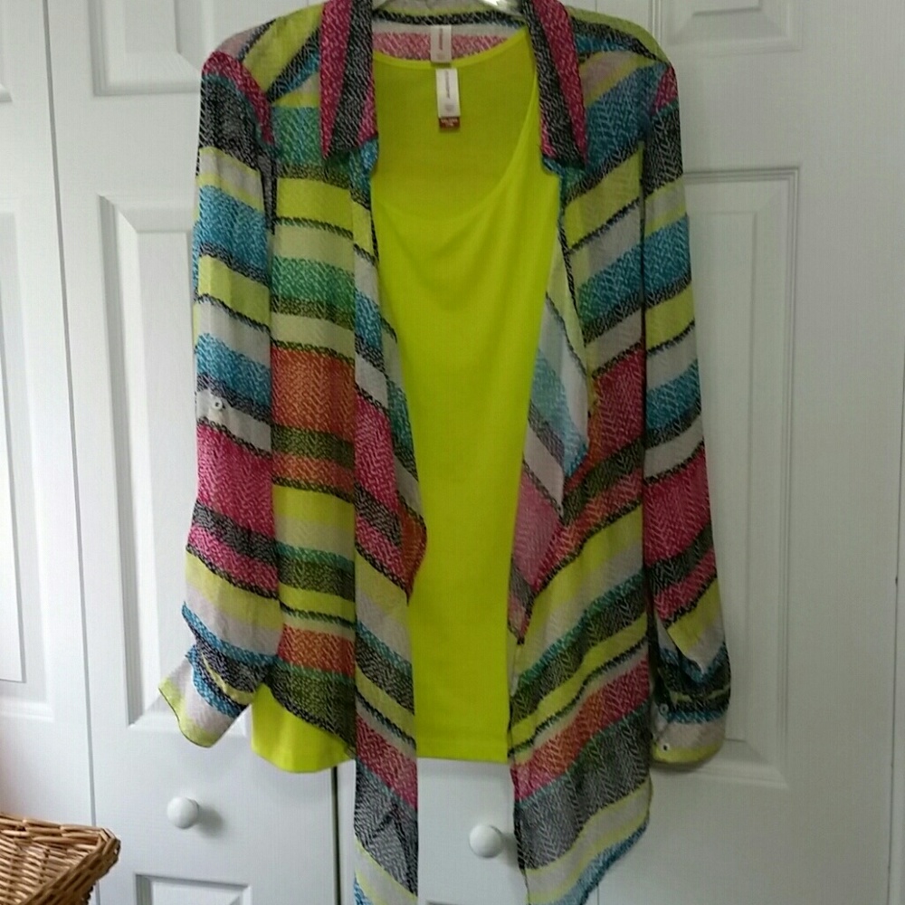 Two piece blouse set xxl fits xl