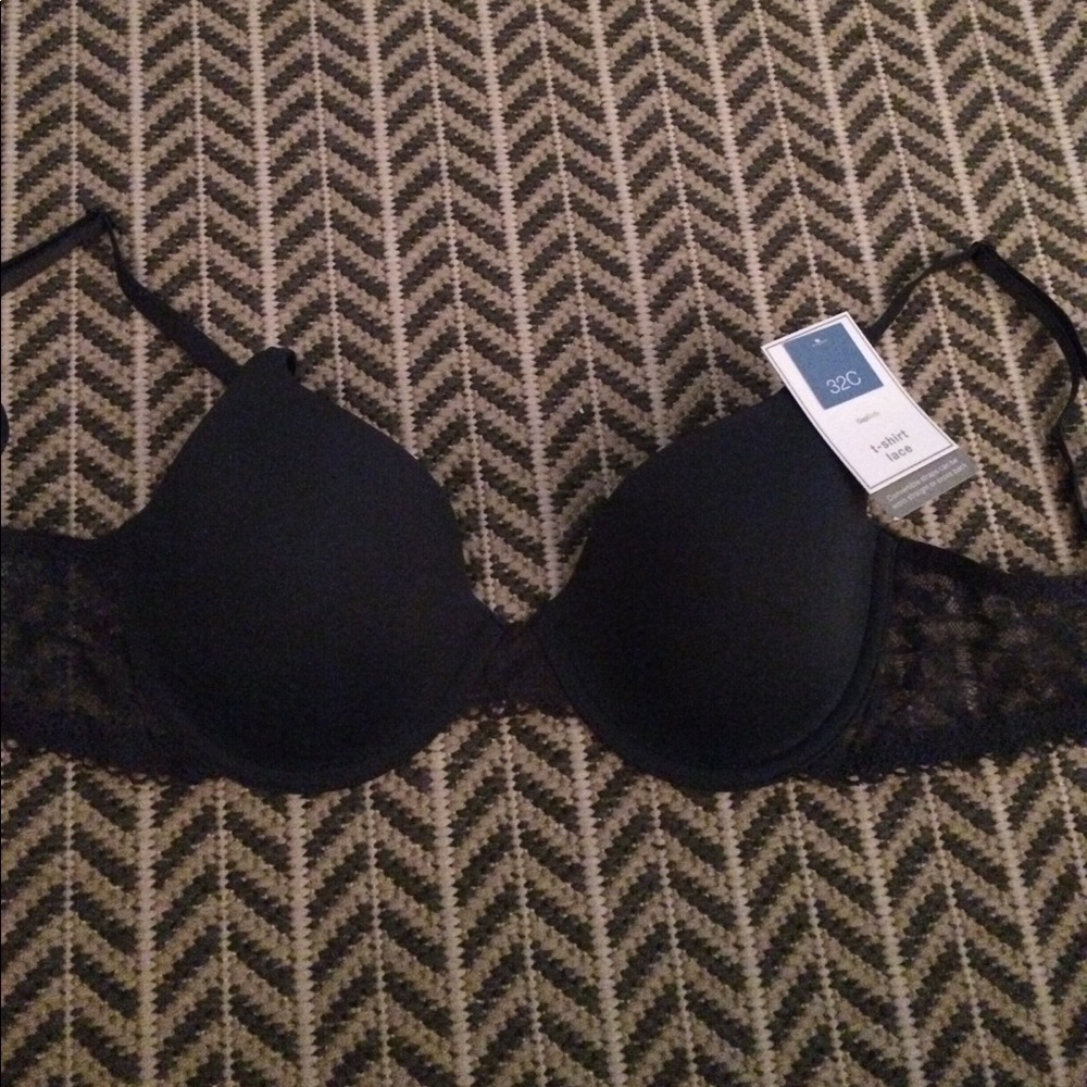 Charcoal GAP t-shirt bra.