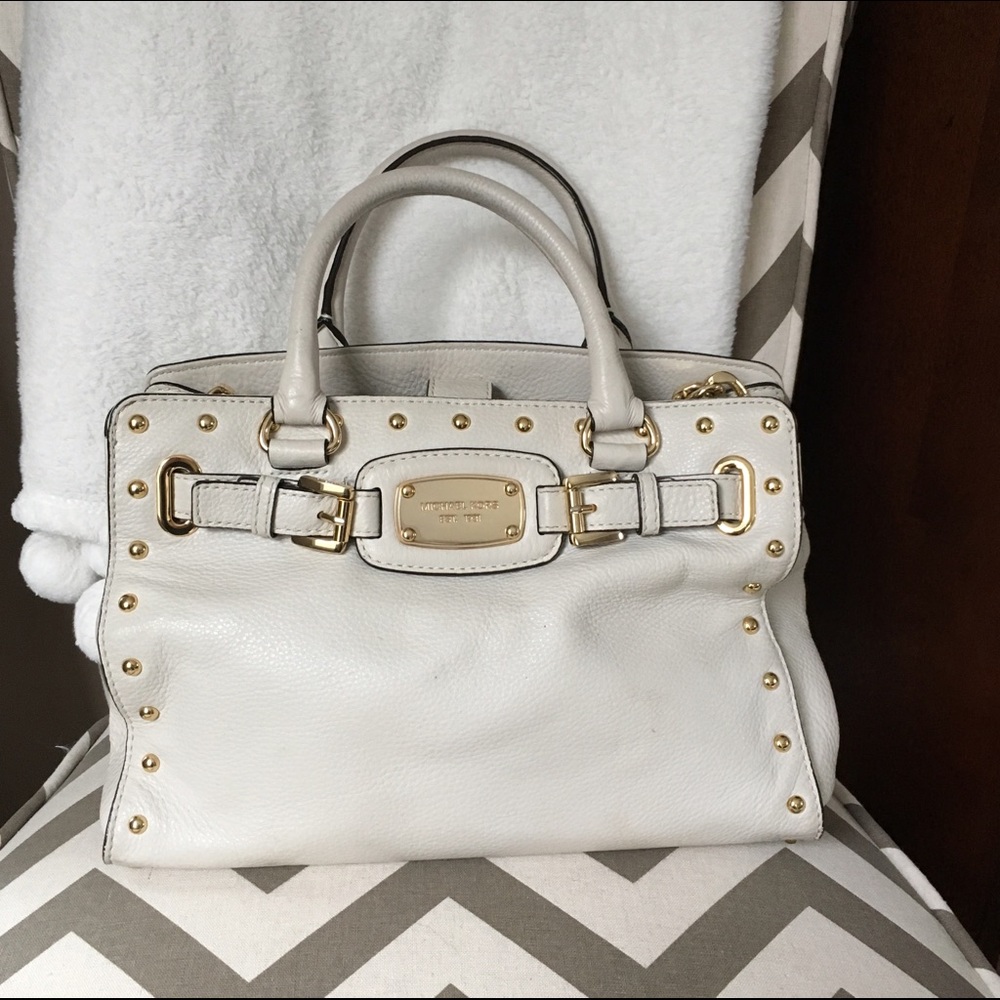 White Michael Kors handbag