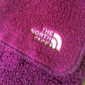North face purple scarf