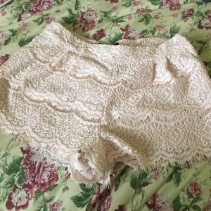 Forever 21 lace shorts