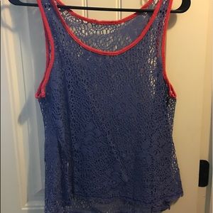 Sheer Purple Tank!!
