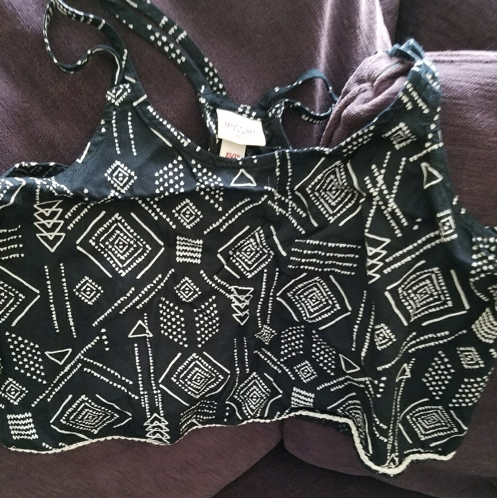 Tribal crop top