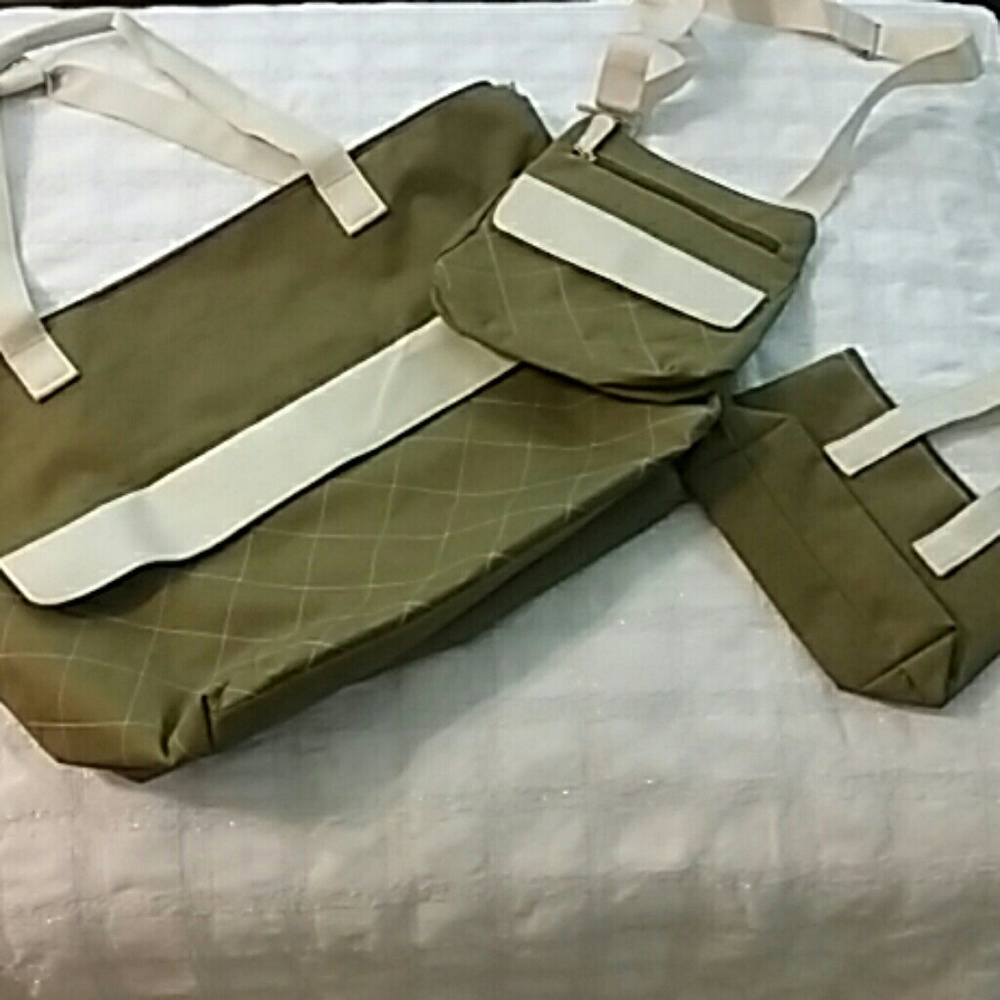 3 piece ladies tote bag set