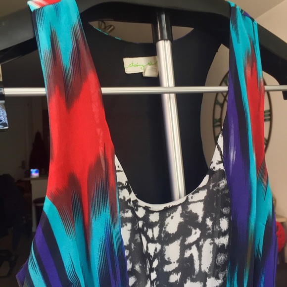 Anthropologie Staring At Stars Racerback Dress - Picture 3 of 6