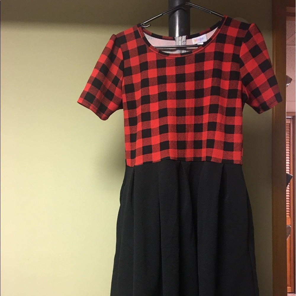 Plaid lularoe Amelia