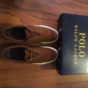 Men's Polo Ralph Lauren suede sneakers