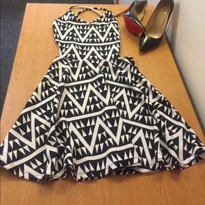 Black and white sundress