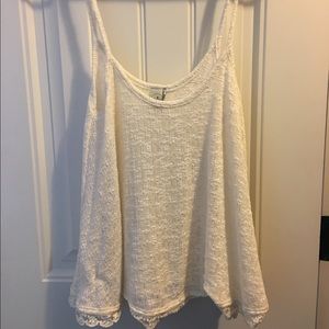 White crochet tank