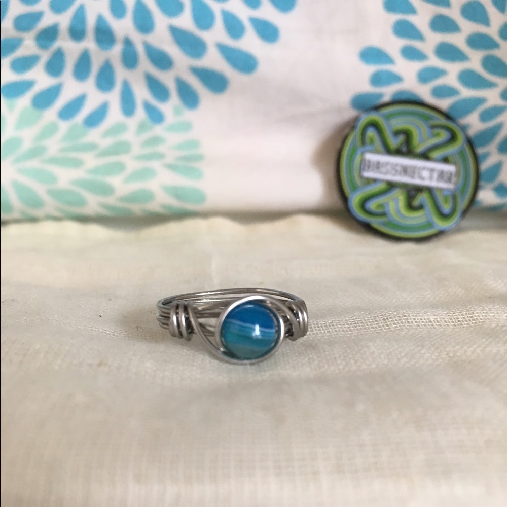 Handmade wire wrapped ring