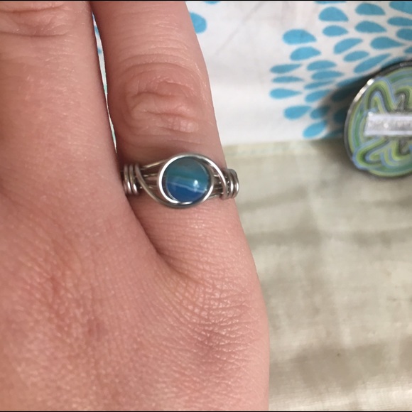 Handmade wire wrapped ring - Picture 2 of 3