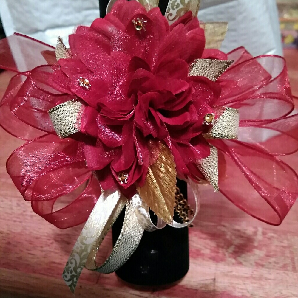 Corsages and boutonnière combo