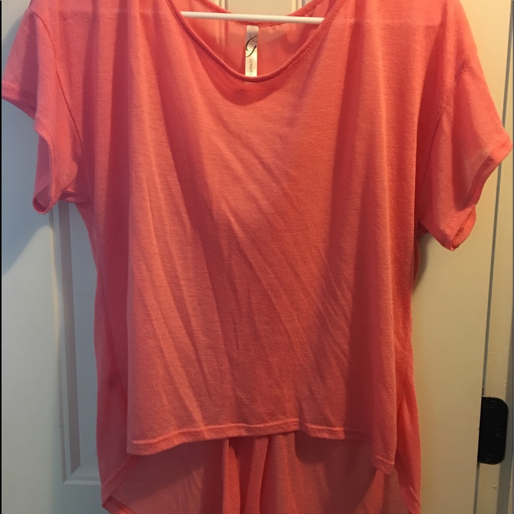 Salmon colored blouse!