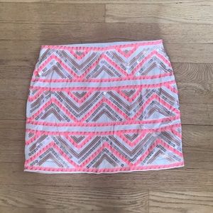 Express mini skirt (neon).
