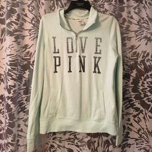 Victoria's Secret quarter zip hoodie