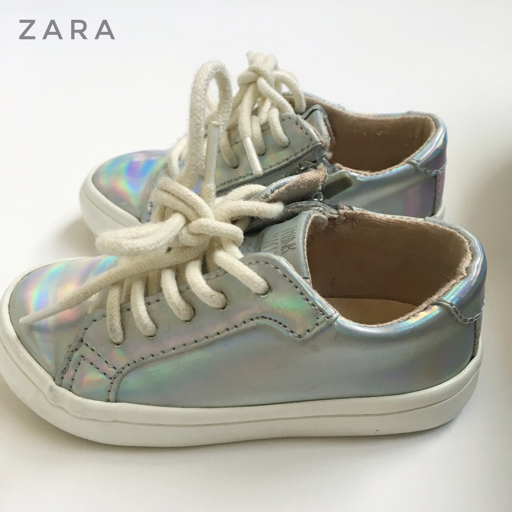 Metallic sneakers