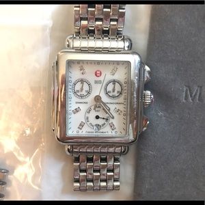 SOLD! Michele signature Deco Diamond Dial watch