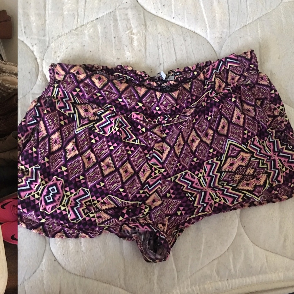 Aztec print shorts