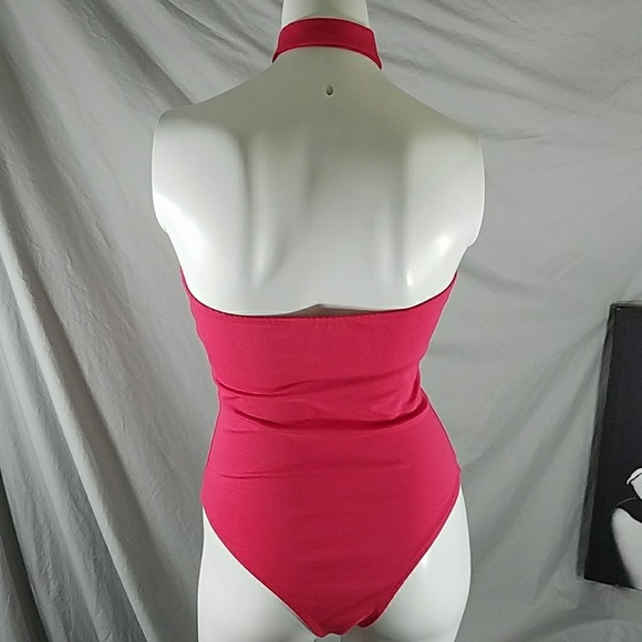 ONLY 1 MED LEFT 💓Choker lace up body suit - Picture 5 of 7