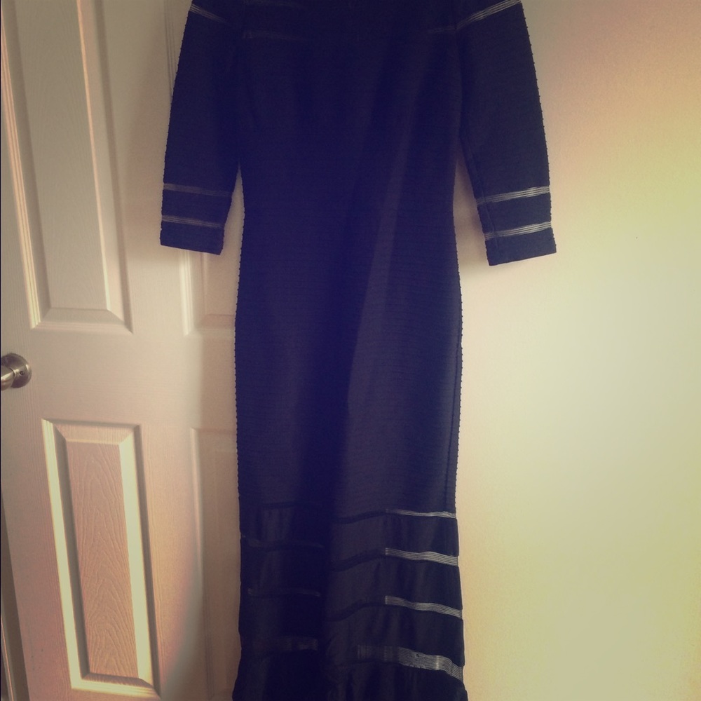 Black evening dress
