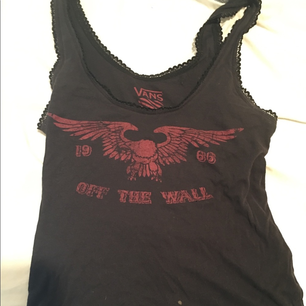 Black vans tank top