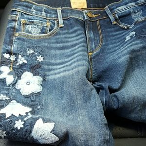 Embroidered jeans